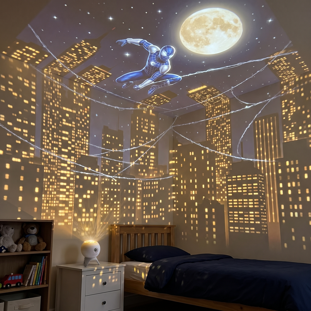 After: same bedroom transformed by WebGlow